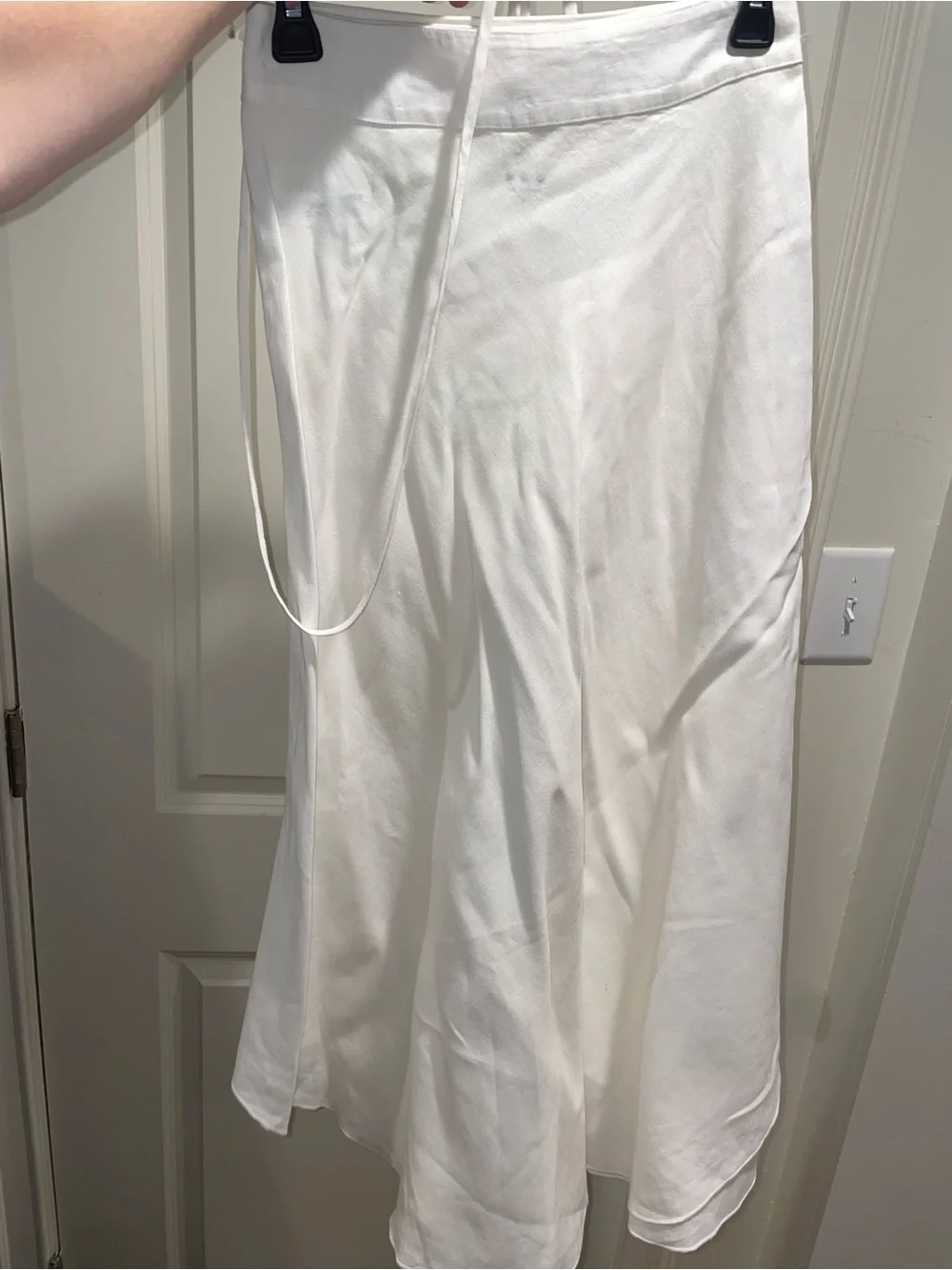 Three Dots white full midi skirt - Picture 2 of 5